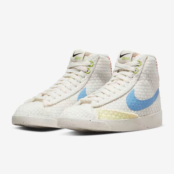 Nike Blazer Mid ‘77 NEXT NATURE Sail/University Blue ‘HEMP’ Men’s sneakers - Picture 2 of 16
